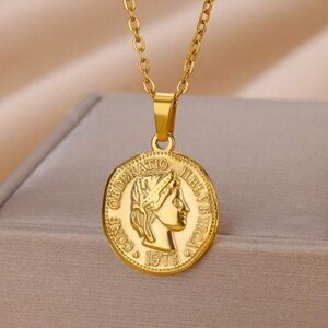 GOLD COIN NECKLACE